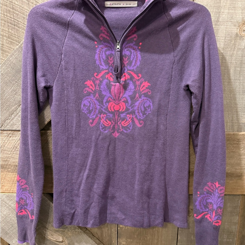 Athleta Purple Sweater, Women’s size medium